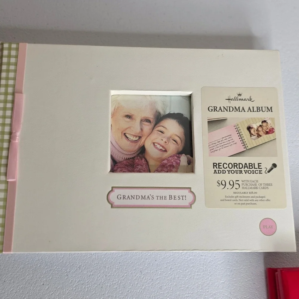 Hallmark Photo Album Bundle Grandma Record & Christmas Scrapbook Gifts Holiday